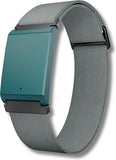 Powr Labs rechargeable armband heart rate monitor with soft grey strap