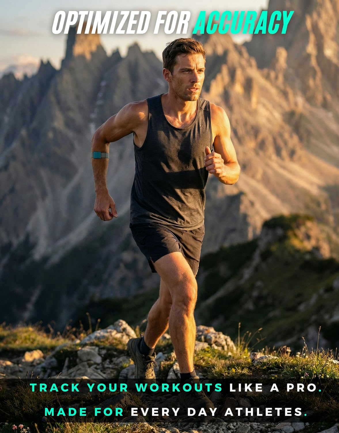 Powr Labs armband heart rate monitor – Optimized for accuracy: track your workouts like a pro, made for everyday athletes