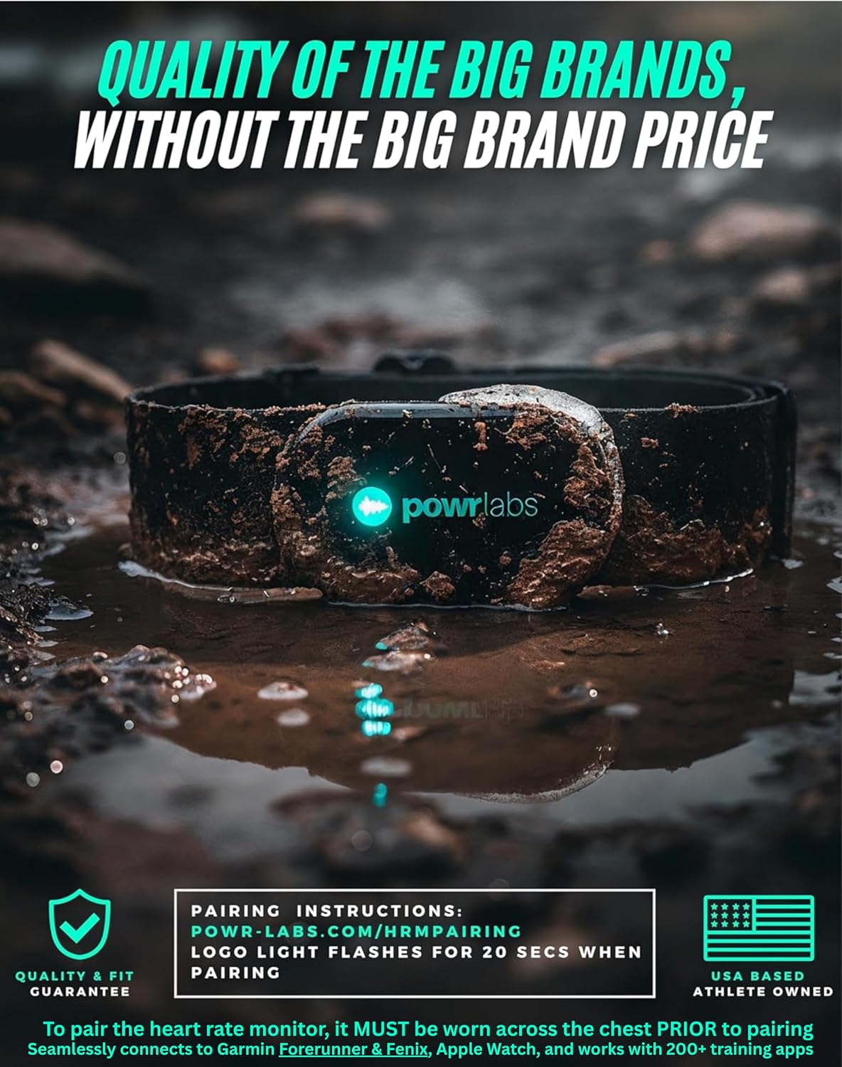 Quality of the big brands without the big brand price, 12-month warranty, USA based athlete owned