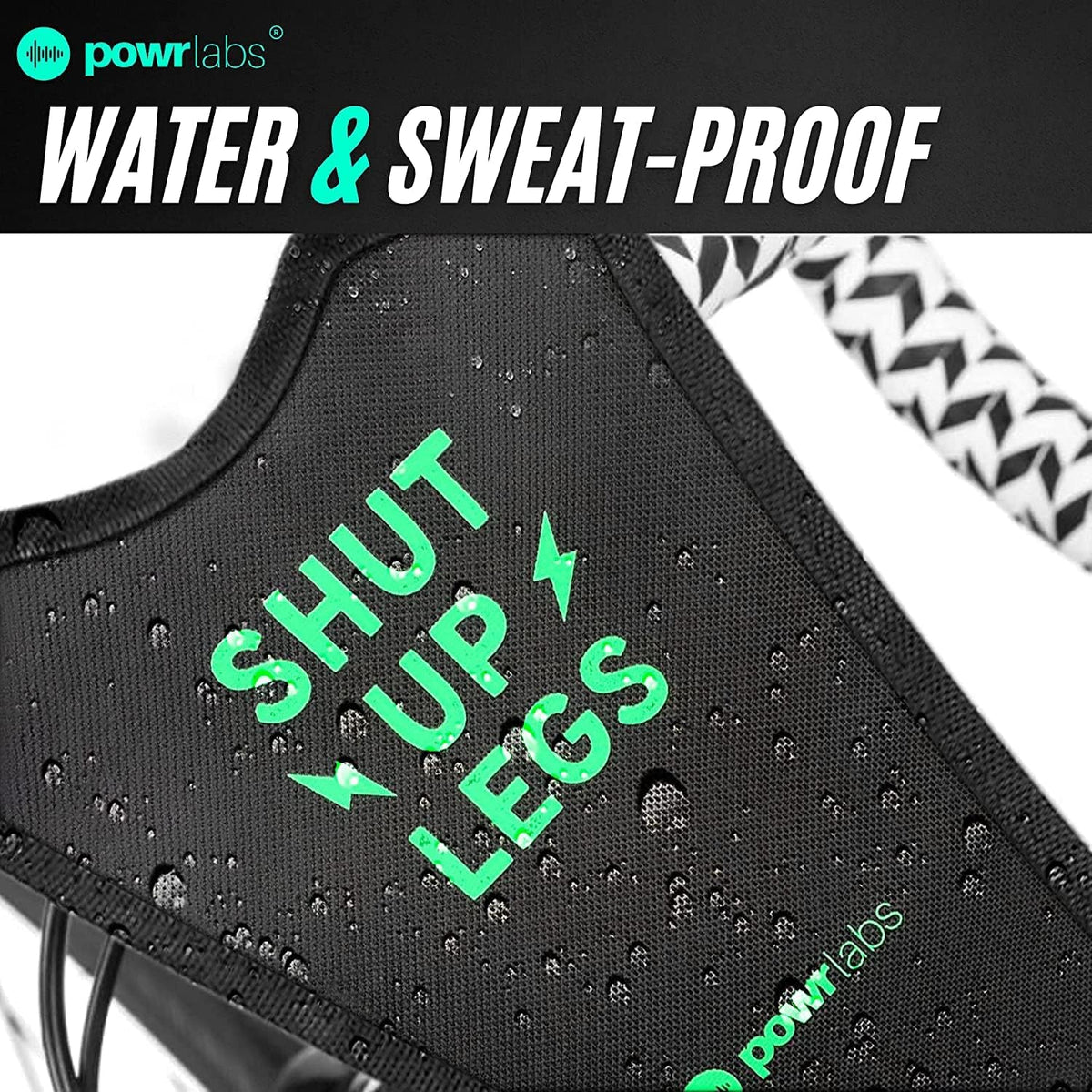Powr Labs bike trainer sweat guard – Water and sweat-proof bike sweat guard