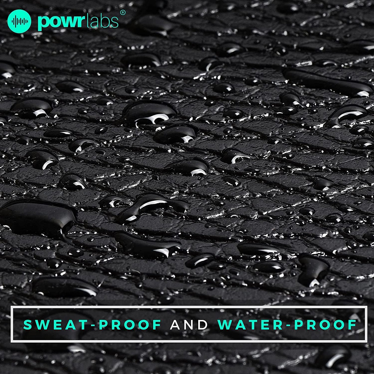 Powr Labs bike trainer mat – Sweat-proof and water-proof textured surface