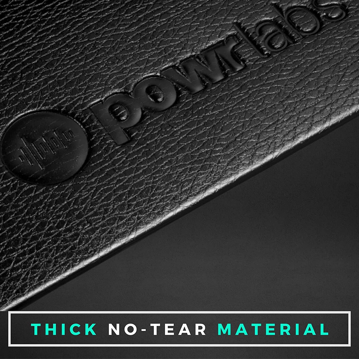 Powr Labs bike trainer mat – Thick no-tear material with embossed Powr Labs logo
