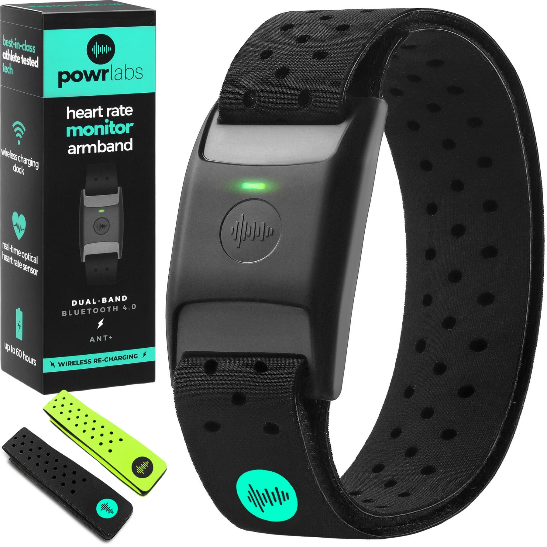 Powr Labs® Armband Heart Rate Monitor (ANT+ & Bluetooth 4.0 Dualband) –  PowrLabs