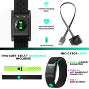 Powr Labs® Armband Heart Rate Monitor (ANT+ & Bluetooth 4.0 Dualband)